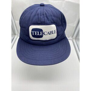 Tele Cable Blue Vintage Adjustable Baseball Cap Hat Snap-back Cardinal Company